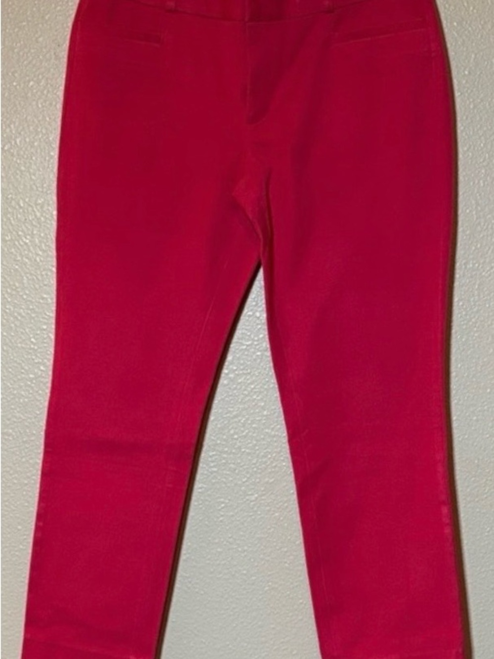 Banana Republic Vibrant Pink Sloan Crop Trousers